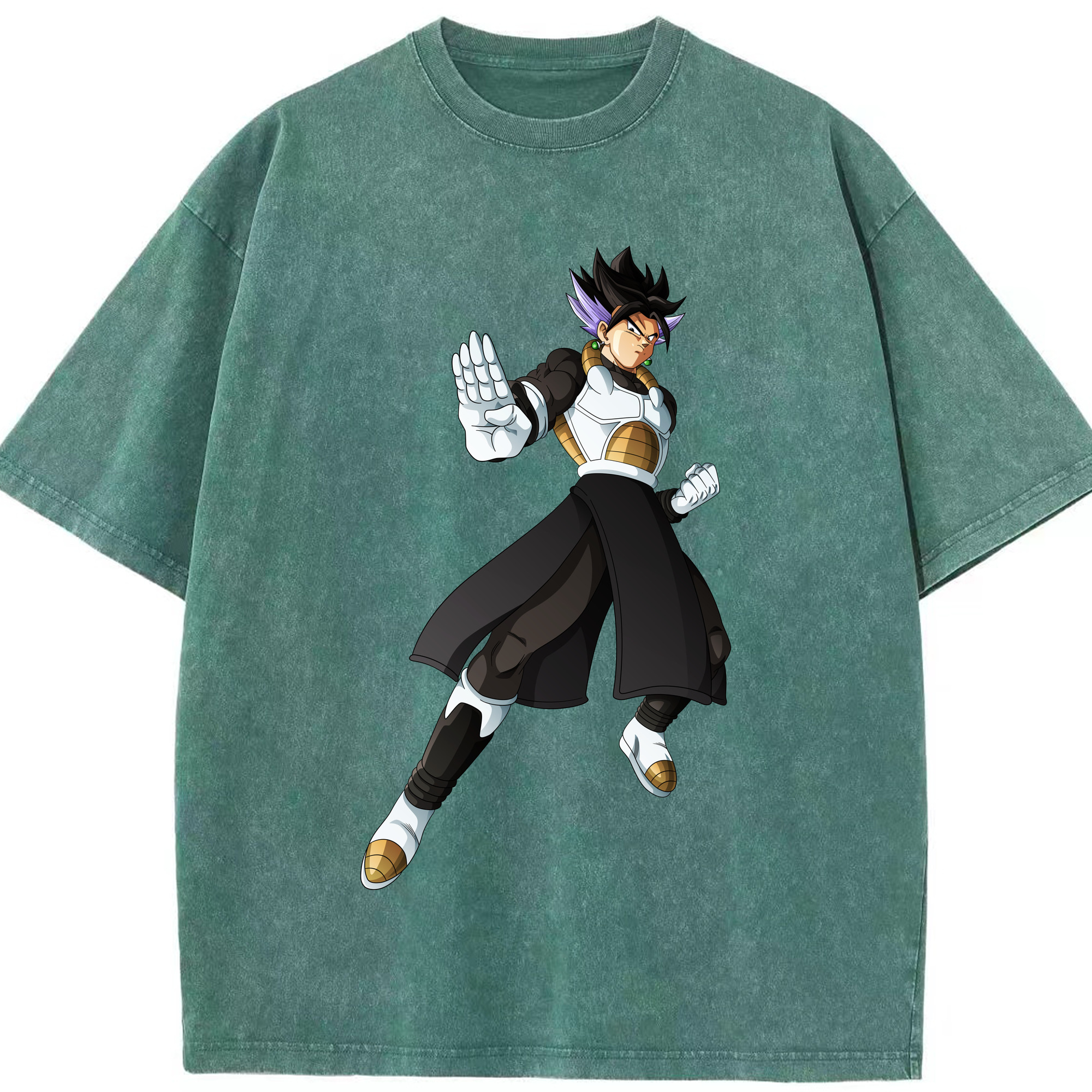（画像用） ドラゴンボール ベジット DRAGON BALL Vegetto 綿100% ヴィンテージ風 半袖Tシャツ（フロントプリント）